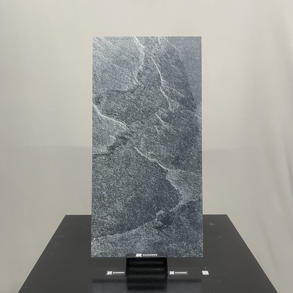RVTD1.20ST – 30 x 60 cm STONE GẠCH VÂN ĐÁ GRANITE XÁM MỜ DẬP NỔI PORCELAIN GỐM SỨ THÂN GẠCH MÀU XÁM