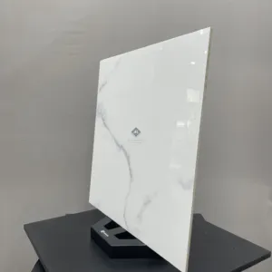 RVTD1.2MA - 60 x 60 cm - MARBLE GẠCH VÂN ĐÁ MARBLE TRẮNG BÓNG KÍNH - MÀI MEN PORCELAIN GỐM SỨ THÂN GẠCH MÀU XÁM - Hình ảnh 4