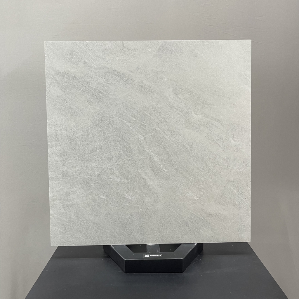 RVTD1.4ST – 60 x 60 cm STONE GẠCH VÂN ĐÁ GRANITE XÁM  MỜ TỰ NHIÊN PORCELAIN GỐM SỨ THÂN GẠCH MÀU XÁM