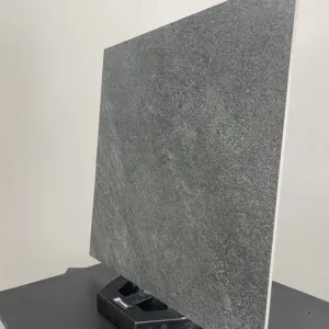 HCMD16.28ST - 60 x 60 cm - STONE GẠCH VÂN ĐÁ GRANITE ĐEN MỜ TỰ NHIÊN SEMI PORCELAIN BÁN SỨ THÂN GẠCH MÀU ĐỎ NÂU - Hình ảnh 4