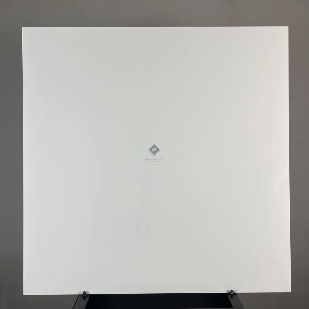 HCMD5.123MN – 100 x 100 cm MONO COLOR GẠCH MÀU ĐƠN SẮC TRẮNG  BÓNG KÍNH TRÁNG GƯƠNG PORCELAIN GỐM SỨ THÂN GẠCH HẠT MÈ