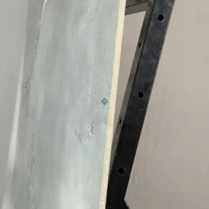 HCMD5.125ST - 100 x 100 cm STONE GẠCH VÂN ĐÁ GRANITE XÁM BÓNG KÍNH TRÁNG GƯƠNG PORCELAIN GỐM SỨ THÂN GẠCH HẠT MÈ - Hình ảnh 5