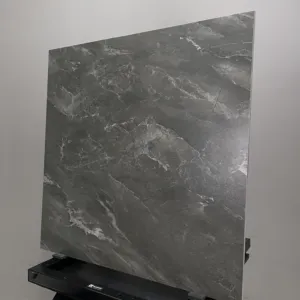 HCMD18.8ST - 80 x 80 cm - STONE GẠCH VÂN ĐÁ GRANITE ĐEN MỜ MỊN PORCELAIN GỐM SỨ THÂN GẠCH HẠT MÈ - Hình ảnh 3