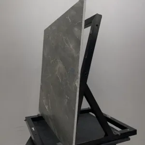 HCMD18.8ST - 80 x 80 cm - STONE GẠCH VÂN ĐÁ GRANITE ĐEN MỜ MỊN PORCELAIN GỐM SỨ THÂN GẠCH HẠT MÈ - Hình ảnh 4