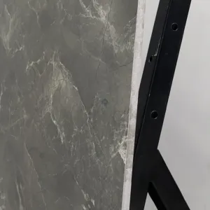 HCMD18.8ST - 80 x 80 cm - STONE GẠCH VÂN ĐÁ GRANITE ĐEN MỜ MỊN PORCELAIN GỐM SỨ THÂN GẠCH HẠT MÈ - Hình ảnh 5