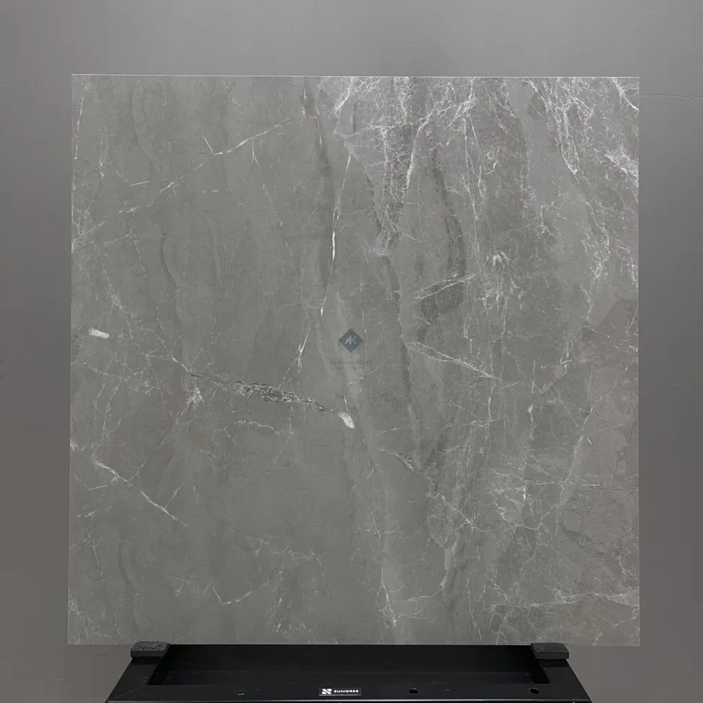 HCMD18.9ST – 80 x 80 cm – STONE GẠCH VÂN ĐÁ GRANITE XÁM MỜ MỊN PORCELAIN GỐM SỨ THÂN GẠCH HẠT MÈ