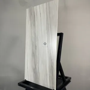 HCMD5.112ST - 60 x 120 cm - STONE GẠCH VÂN ĐÁ GRANITE XÁM MỜ HIỆU ỨNG VỆT CHÌM CARVING PORCELAIN GỐM SỨ THÂN GẠCH HẠT MÈ - Hình ảnh 3