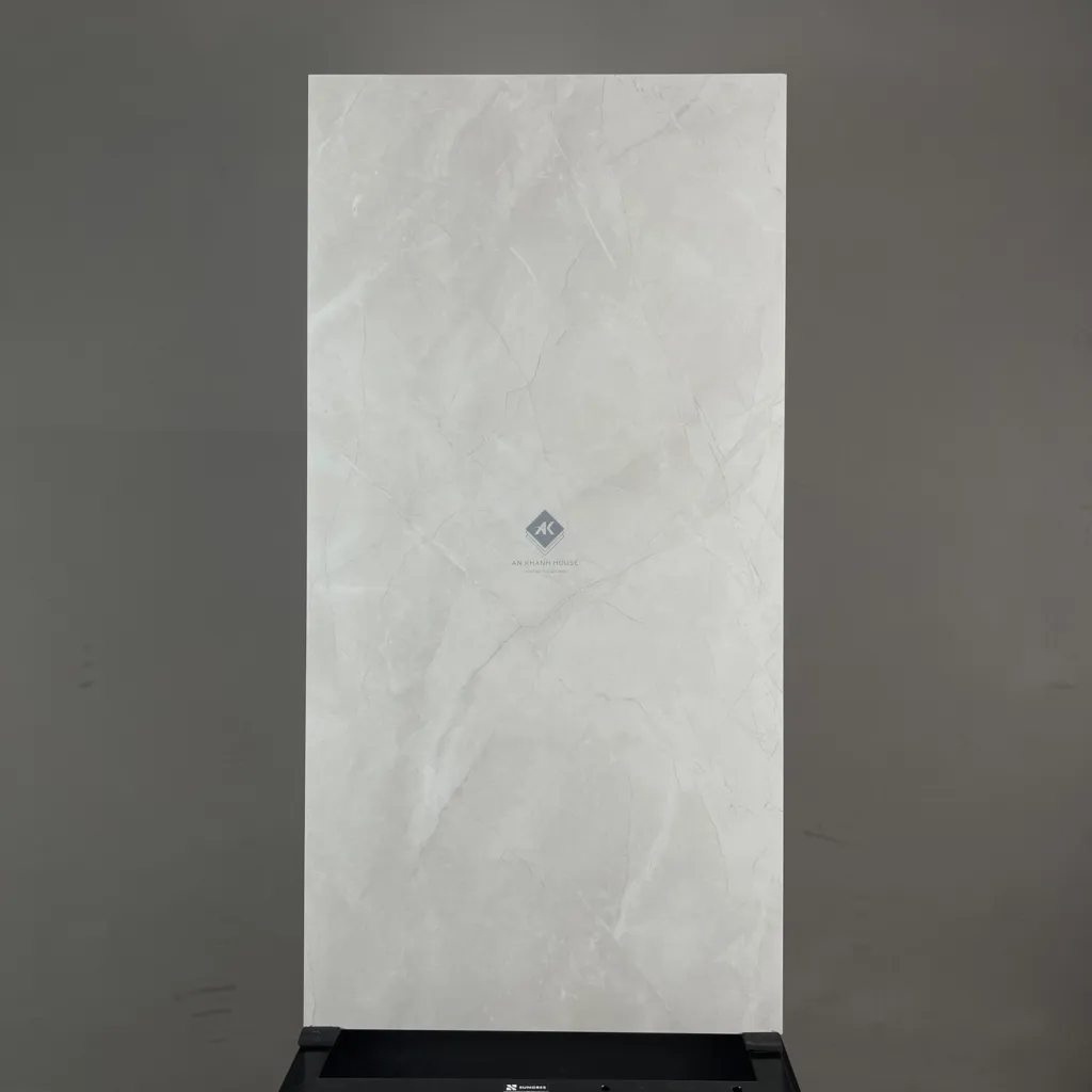 HCMD9.15ST – 60 x 120 cm STONE GẠCH VÂN ĐÁ XÁM  BÓNG KÍNH – MÀI MEN SEMI PORCELAIN BÁN SỨ THÂN GẠCH HẠT MÈ