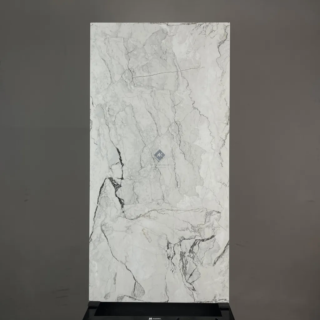 HCMD9.30ST – STONE GẠCH VÂN ĐÁ XÁM  BÓNG KÍNH