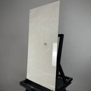 HCMD9.36ST - 60 x 120 cm STONE GẠCH VÂN ĐÁ XÁM BÓNG KÍNH - MÀI MEN SEMI PORCELAIN BÁN SỨ THÂN GẠCH HẠT MÈ - Hình ảnh 3