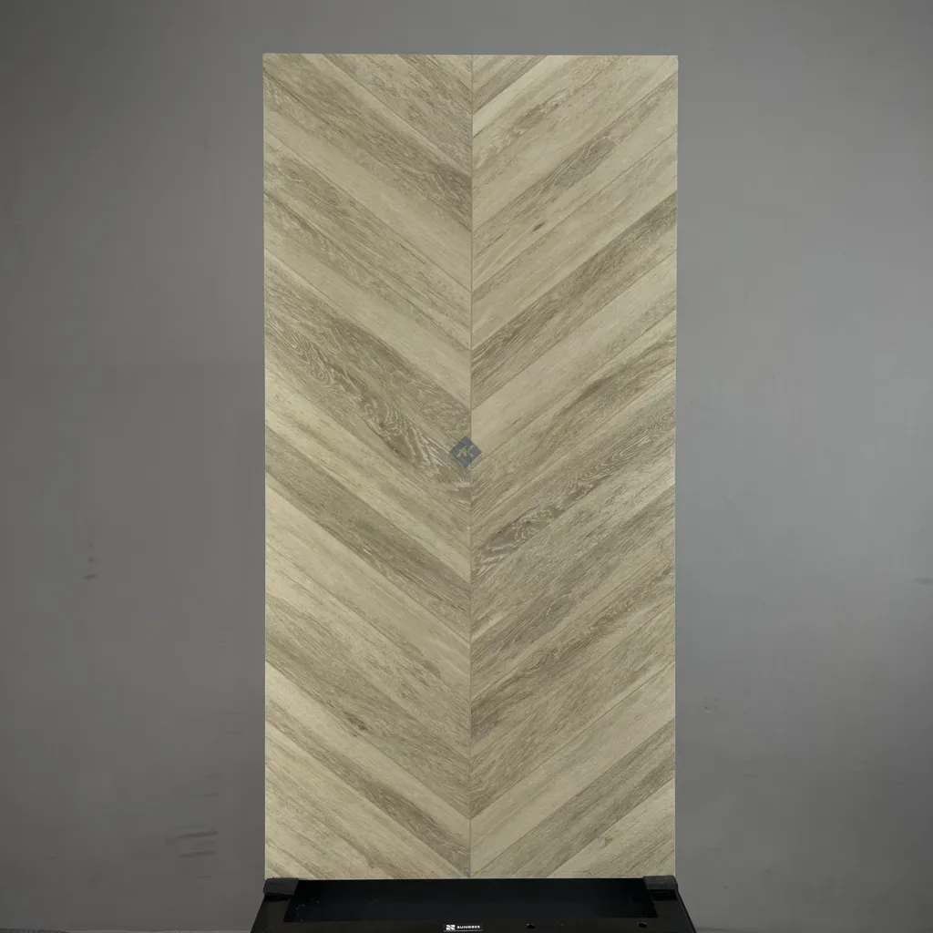 HCMD9.44WO – WOOD GẠCH VÂN GỖ VÀNG MỜ CARVING