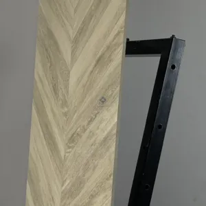 HCMD9.44WO - 60 x 120 cm WOOD GẠCH VÂN GỖ VÀNG MỜ HIỆU ỨNG VỆT CHÌM CARVING SEMI PORCELAIN BÁN SỨ THÂN GẠCH HẠT MÈ - Hình ảnh 5