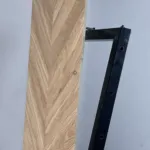 HCMD9.46WO - 60 x 120 cm WOOD GẠCH VÂN GỖ NÂU MỜ HIỆU ỨNG VỆT CHÌM CARVING SEMI PORCELAIN BÁN SỨ THÂN GẠCH HẠT MÈ