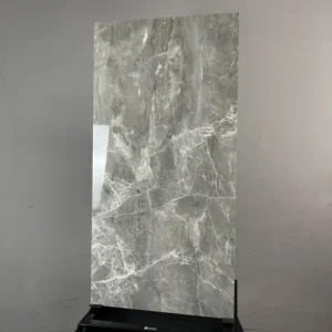 HCMD9.49ST - 60 x 120 cm STONE GẠCH VÂN ĐÁ XÁM BÓNG KÍNH - MÀI MEN SEMI PORCELAIN BÁN SỨ THÂN GẠCH HẠT MÈ - Hình ảnh 3