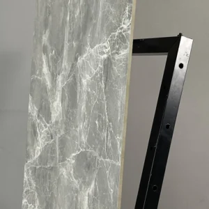 HCMD9.49ST - 60 x 120 cm STONE GẠCH VÂN ĐÁ XÁM BÓNG KÍNH - MÀI MEN SEMI PORCELAIN BÁN SỨ THÂN GẠCH HẠT MÈ - Hình ảnh 5