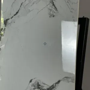 HCMD9.53MA - 60 x 120 cm MARBLE GẠCH VÂN ĐÁ MARBLE TRẮNG BÓNG KÍNH - MÀI MEN SEMI PORCELAIN BÁN SỨ THÂN GẠCH HẠT MÈ - Hình ảnh 6