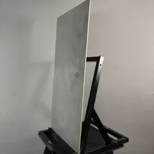 HCMD9.50CE - 60 x 120 cm CEMENT GẠCH VÂN XI MĂNG XÁM MỜ TỰ NHIÊN SEMI PORCELAIN BÁN SỨ THÂN GẠCH HẠT MÈ - Hình ảnh 4