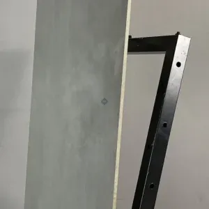 HCMD9.50CE - 60 x 120 cm CEMENT GẠCH VÂN XI MĂNG XÁM MỜ TỰ NHIÊN SEMI PORCELAIN BÁN SỨ THÂN GẠCH HẠT MÈ - Hình ảnh 5