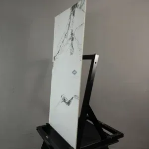 HCMD9.53MA - 60 x 120 cm MARBLE GẠCH VÂN ĐÁ MARBLE TRẮNG BÓNG KÍNH - MÀI MEN SEMI PORCELAIN BÁN SỨ THÂN GẠCH HẠT MÈ - Hình ảnh 4