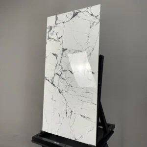 HCMD20.2ST - 60 x 120 cm - STONE GẠCH VÂN ĐÁ GRANITE TRẮNG BÓNG KÍNH - MÀI MEN SEMI PORCELAIN BÁN SỨ THÂN GẠCH HẠT MÈ - Hình ảnh 3