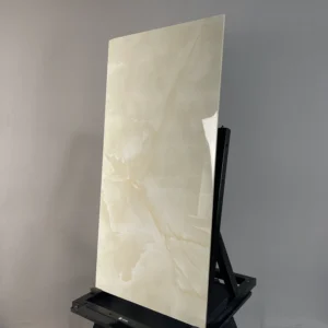 HCMD20.4MA - 60 x 120 cm - MARBLE GẠCH VÂN ĐÁ MARBLE KEM BÓNG KÍNH - MÀI MEN PORCELAIN GỐM SỨ THÂN GẠCH HẠT MÈ - Hình ảnh 3