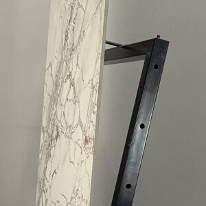 HCMD26.1ST - 60 x 120 cm - STONE GẠCH VÂN ĐÁ GRANITE KEM MỜ HIỆU ỨNG VỆT CHÌM CARVING SEMI PORCELAIN BÁN SỨ THÂN GẠCH MÀU XÁM - Hình ảnh 5