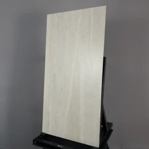 HCMD4.28ST - 60 x 120 cm - STONE GẠCH VÂN ĐÁ GRANITE KEM MỜ HIỆU ỨNG VỆT CHÌM CARVING PORCELAIN GỐM SỨ THÂN GẠCH MÀU TRẮNG - Hình ảnh 3