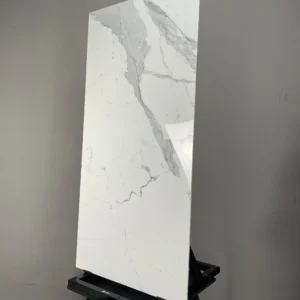 HCMD4.20MA - 80 x 160 cm - MARBLE GẠCH VÂN ĐÁ MARBLE TRẮNG BÓNG KÍNH - MÀI MEN SEMI PORCELAIN BÁN SỨ THÂN GẠCH MÀU XÁM - Hình ảnh 3