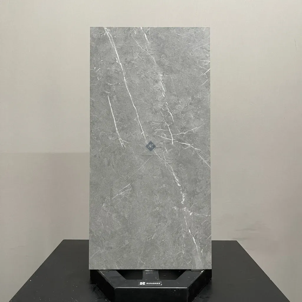 HCMD6.3ST – 30 x 60 cm – STONE GẠCH VÂN ĐÁ GRANITE XÁM 03 MỜ TỰ NHIÊN SEMI PORCELAIN BÁN SỨ THÂN GẠCH MÀU NÂU