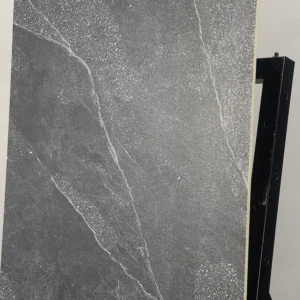 HCMD9.54ST - 60 x 120 cm - STONE GẠCH VÂN ĐÁ GRANITE ĐEN MỜ TỰ NHIÊN PORCELAIN GỐM SỨ THÂN GẠCH HẠT MÈ - Hình ảnh 6
