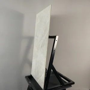 HCMC1.101ST - 60 x 120 cm - STONE GẠCH VÂN ĐÁ GRANITE XÁM 01 MỜ HIỆU ỨNG VỆT CHÌM CARVING PORCELAIN GỐM SỨ THÂN GẠCH HẠT MÈ - Hình ảnh 4