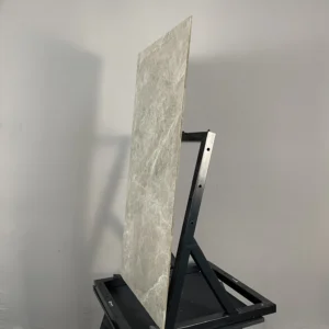 HCMC1.95ST - 60 x 120 cm - STONE GẠCH VÂN ĐÁ GRANITE XÁM 03 MỜ HIỆU ỨNG VỆT CHÌM CARVING PORCELAIN GỐM SỨ THÂN GẠCH XÁM - Hình ảnh 4