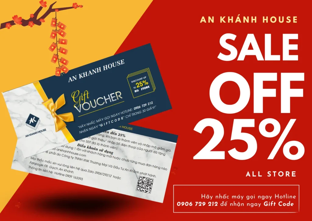 Ưu Đãi Gạch Ốp Lát Khai Xuân Rước Lộc – Giảm Giá Gạch Nhập Khẩu Đến 25%