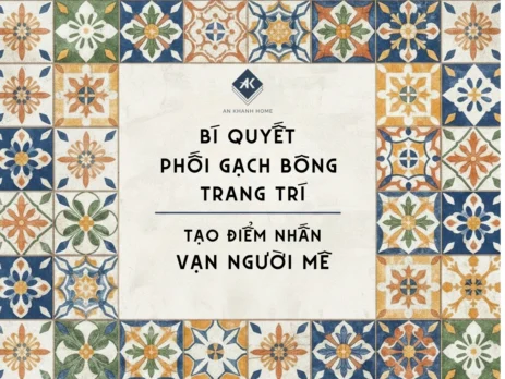 gạch bông trang trí vẫn sừng sững như một biểu tượng của vẻ đẹp vĩnh cửu
