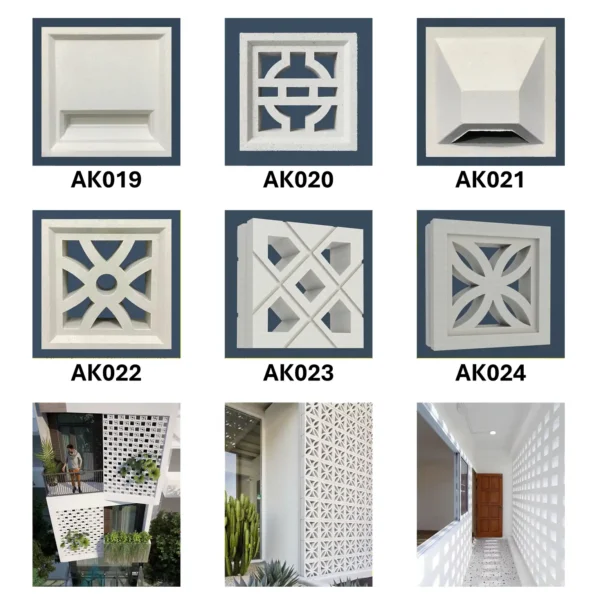 Bộ sưu tập gạch bông gió An Khánh