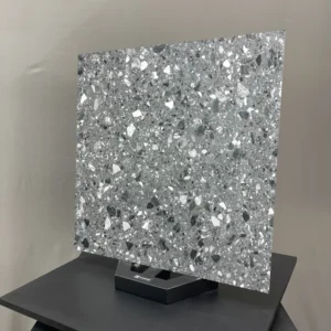HCMC1.153TE - TERRAZZO MATT CARVING MỜ XÁM ĐẬM
