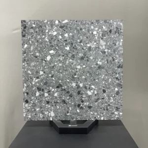 HCMC1.153TE - TERRAZZO MATT CARVING MỜ XÁM ĐẬM: ĐIỂM NHẤN NGHỆ THUẬT TỪ HẠT ĐÁ