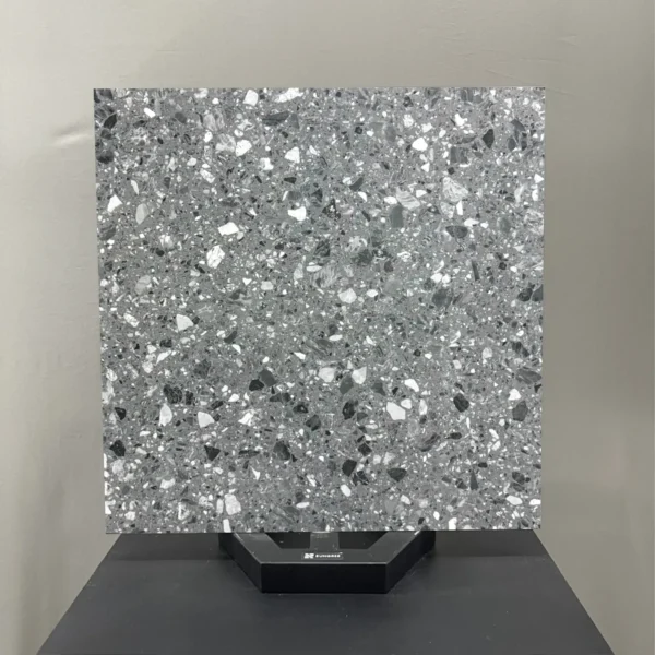 HCMC1.153TE - TERRAZZO MATT CARVING MỜ XÁM ĐẬM: ĐIỂM NHẤN NGHỆ THUẬT TỪ HẠT ĐÁ