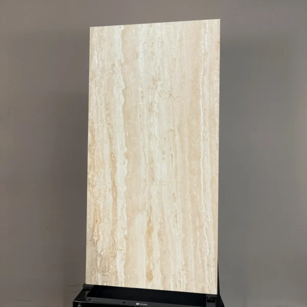 HCMC1.53MA - MARBLE TRAVEKAR BEIGE MÀU KEM MỜ - 60 x 120 cm
