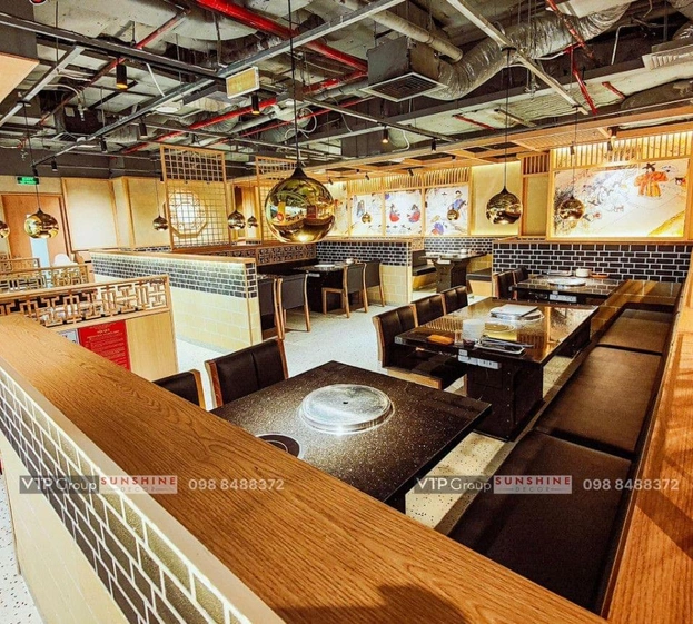Gạch Terrazzo Tại King BBQ Cần Thơ 