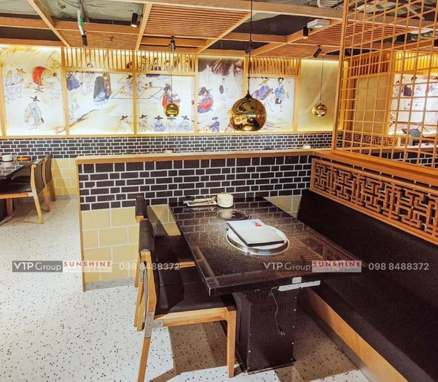 Gạch Terrazzo Tại King BBQ Cần Thơ 