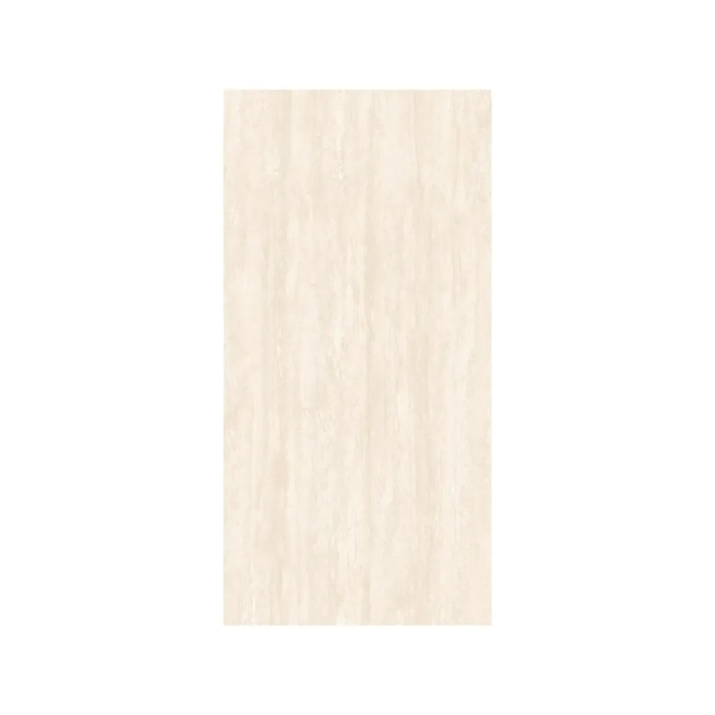 HCMC1.144ST – 60 x 120 cm – MARBLE TRAVERTINE BEIGE MÀU KEM MỜ CARVING PORCELAIN