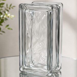 GẠCH KÍNH INDONESIA 19x9x8cm MÀU TRONG SUỐT VÂN MÂY