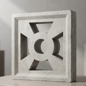 Gạch Bông Gió Xi Măng Vân Hoa Xoay 19x19cm