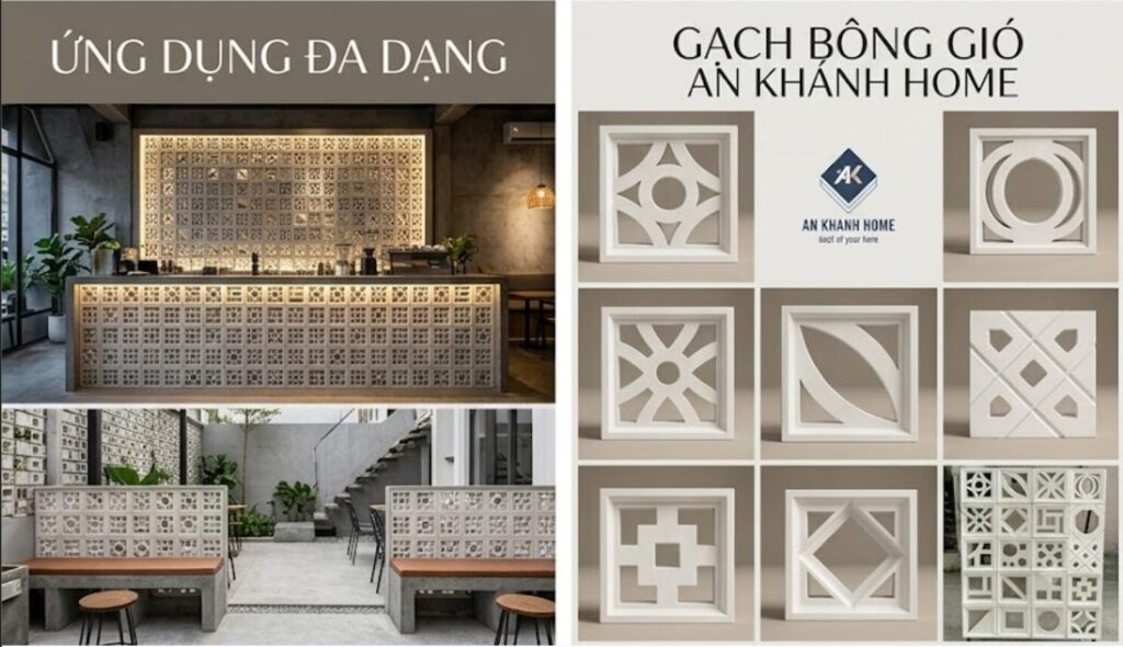 GẠCH BÔNG GIÓ AN KHÁNH HOUSE: THÔNG GIÓ, LẤY SÁNG, KIẾN TẠO MẶT ĐỨNG NGHỆ THUẬT - ANKHANHHOUSE.COM image 7