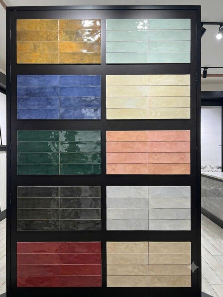 GẠCH THẺ BÓNG GỢN SÓNG 75x300mm CERAMIC TRUNG QUỐC – AN KHÁNH HOUSE