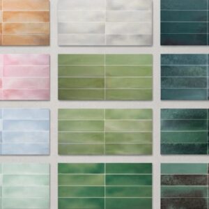 GẠCH DECOR GIẢ THẺ 30x60cm BÓNG GỢN SÓNG - TRUNG QUỐC - CERAMIC