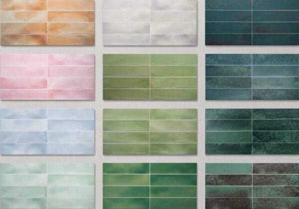 GẠCH DECOR GIẢ THẺ 30x60cm BÓNG GỢN SÓNG – TRUNG QUỐC – CERAMIC