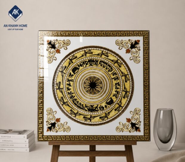 GẠCH THẢM ÉP KÍNH 60X60cm – PHONG CÁCH CỔ ĐIỂN