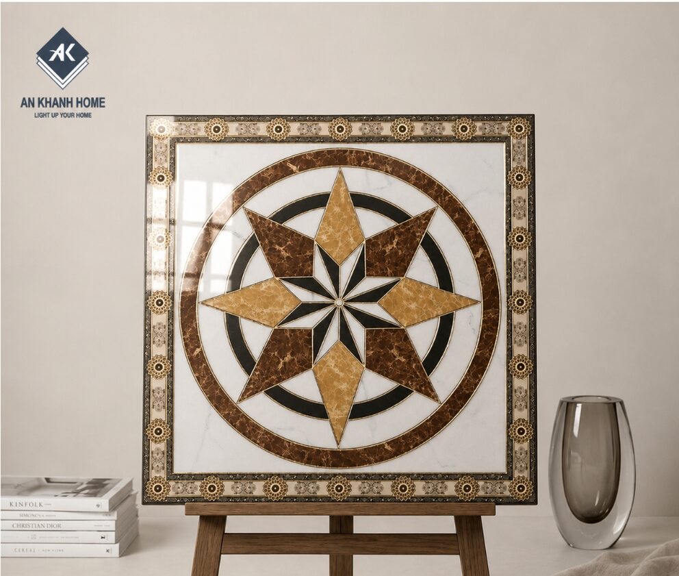 GẠCH THẢM ÉP KÍNH 60X60cm – PHONG CÁCH CỔ ĐIỂN